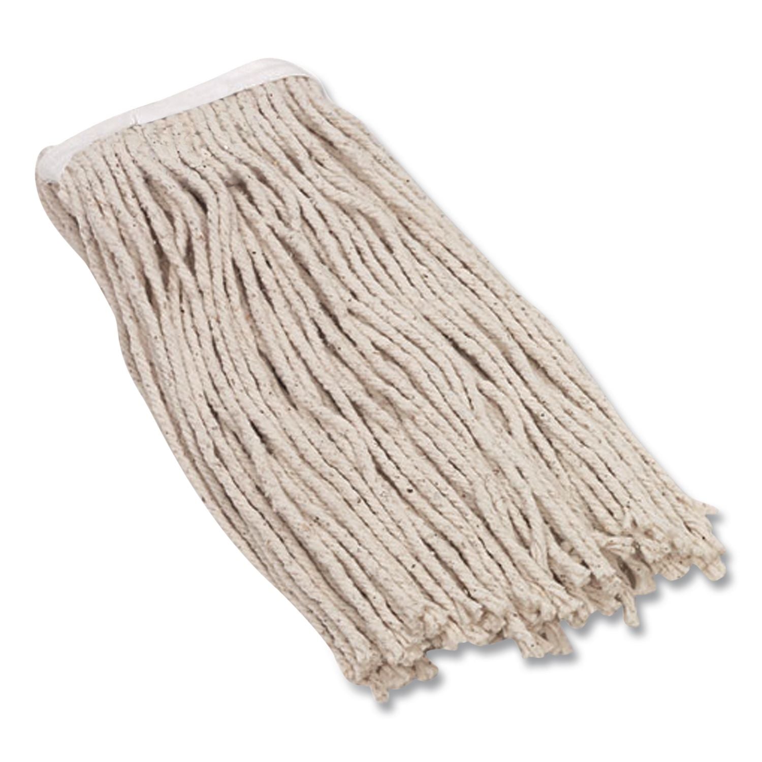 Economy 53 Series Mop Head, 16 oz, Cotton, Natural