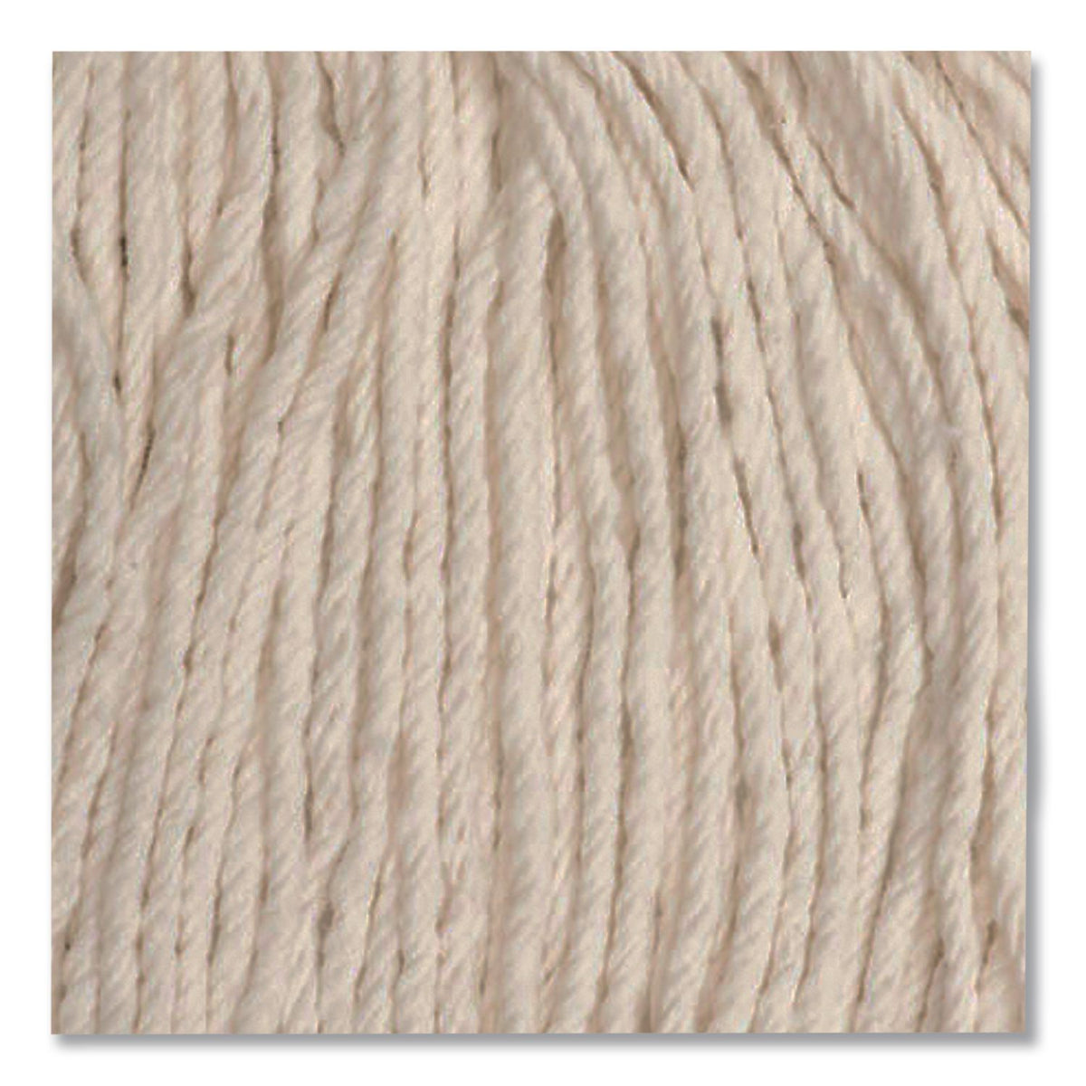 Economy 53 Series Mop Head, 16 oz, Cotton, Natural