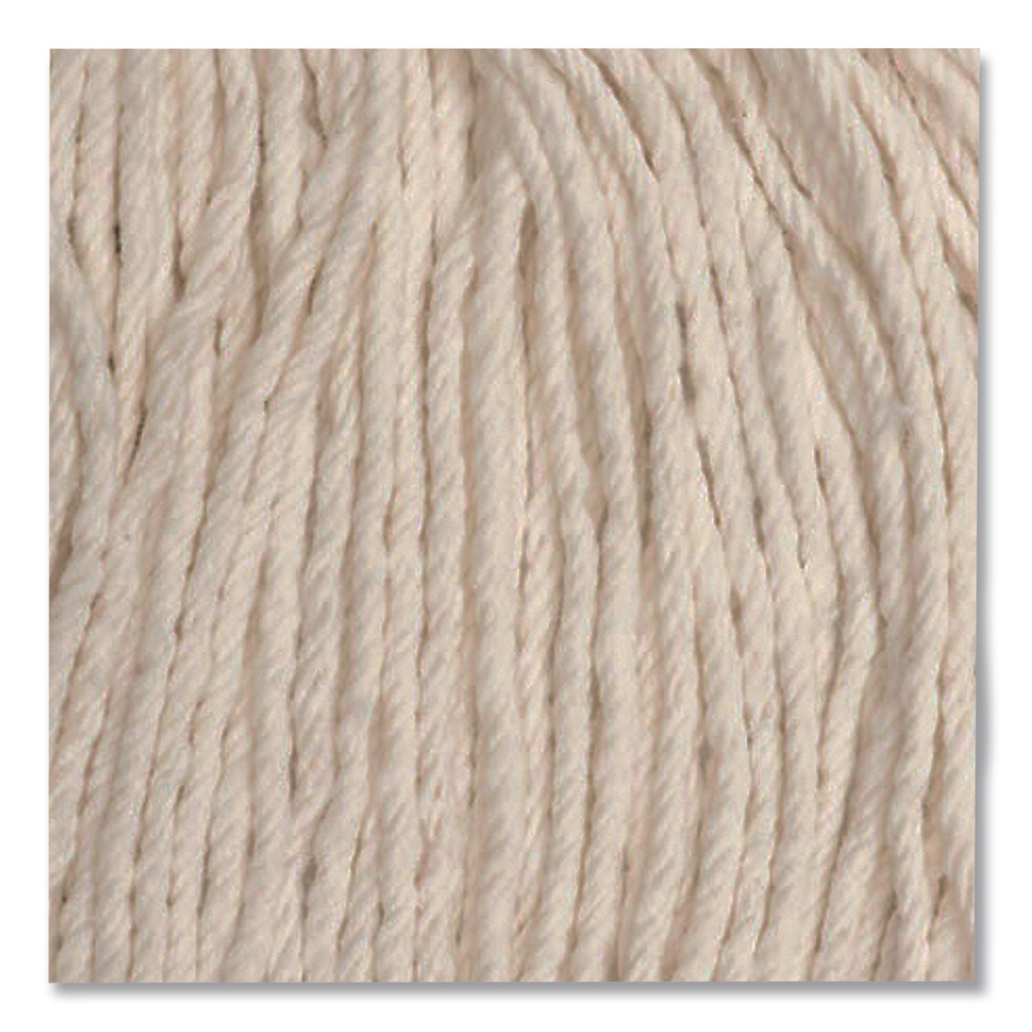 Economy 53 Series Mop Head, 16 oz, Cotton, Natural