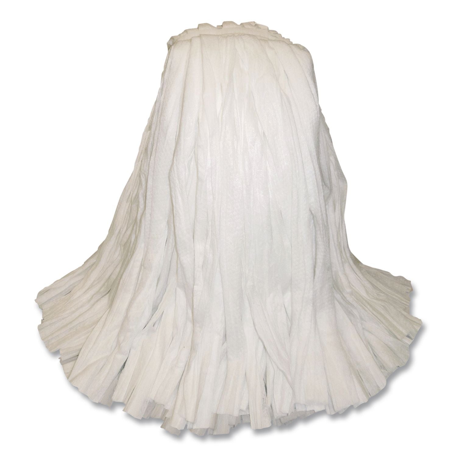 Edge Non-Woven Wet Mop Head, Rayon, #16, 1.5" Headband, White