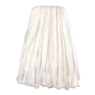 Edge Non-Woven Wet Mop Head, Rayon, #16, 1.5" Headband, White