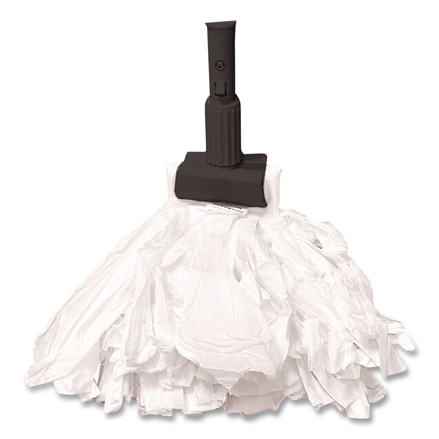 Edge Non-Woven Wet Mop Head, Rayon, #16, 1.5" Headband, White
