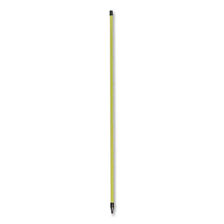 Broom Handle with Nylon Thread, Fiberglass, 60", Yellow