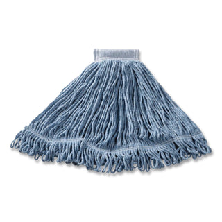 Super Stitch Blend Mop Head, Large, Cotton/Synthetic, Blue