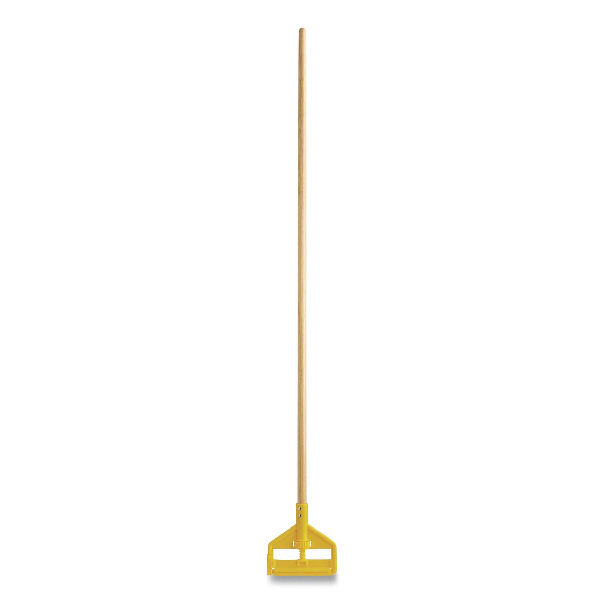 Invader Side-Gate Wood Wet-Mop Handle, 1" dia x 60", Natural, 12/Carton