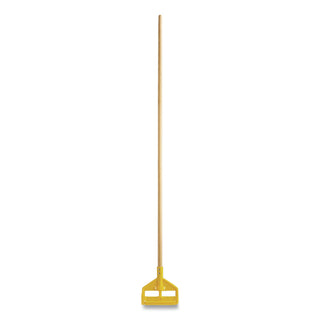 Invader Side-Gate Wood Wet-Mop Handle, 1" dia x 60", Natural, 12/Carton