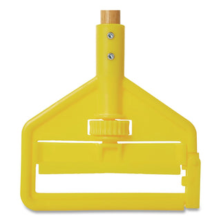 Invader Side-Gate Wood Wet-Mop Handle, 1" dia x 60", Natural, 12/Carton