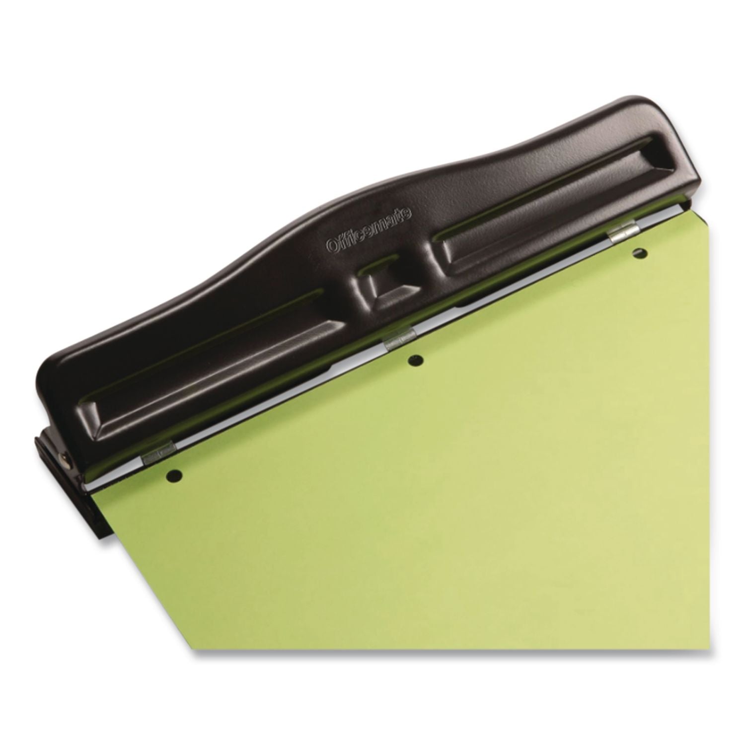11-Sheet Fully Adjustable Two-Three-Hole Punch, 9/32" Holes, Black
