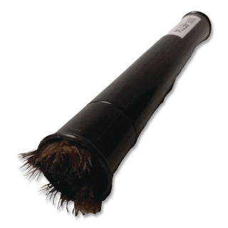 Pop Top Feather Duster, Ostrich, 9" to 14" Handle, Black