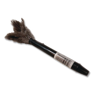 Pop Top Feather Duster, Ostrich, 9" to 14" Handle, Black