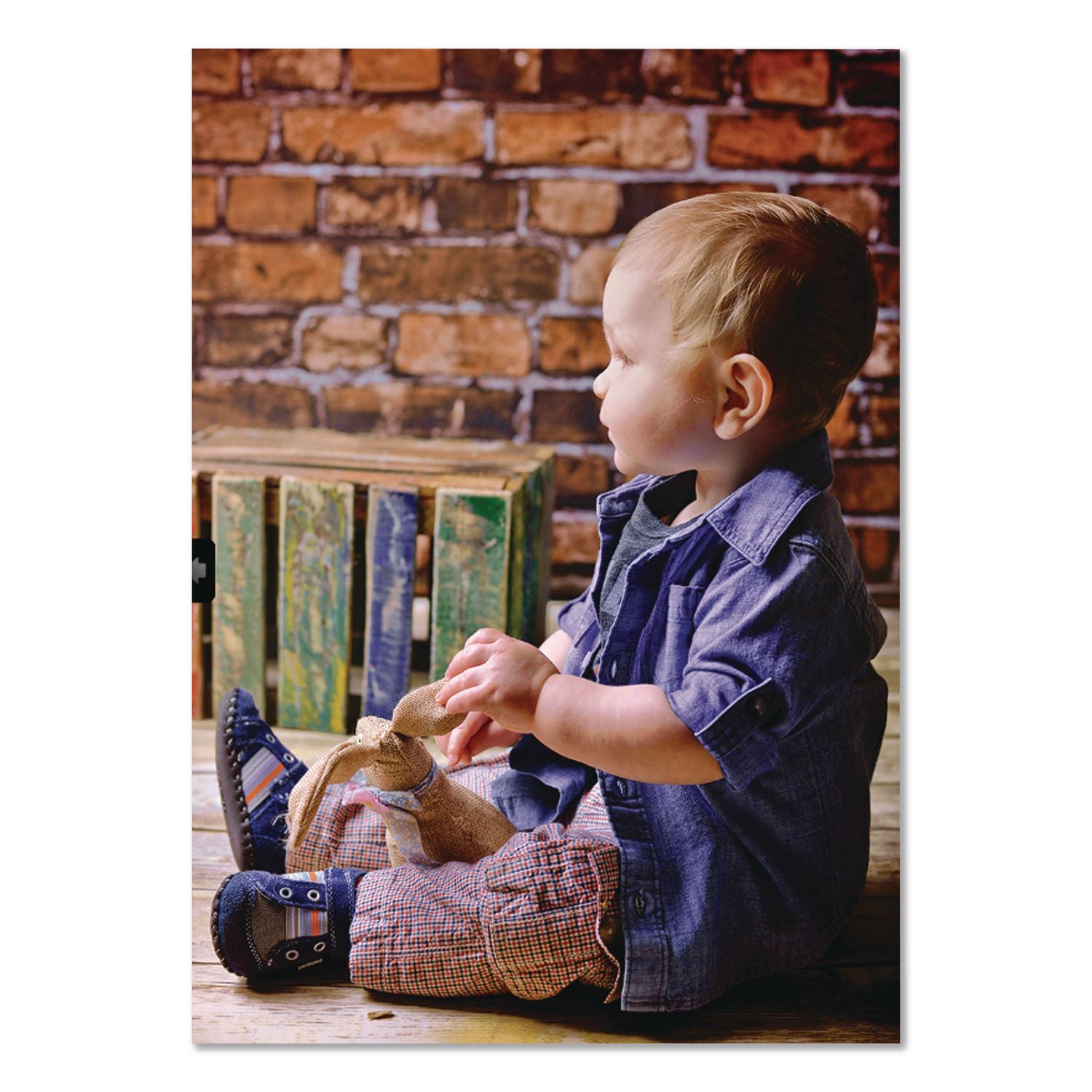 Corobuff Corrugated Paper Roll, 48" x 25 ft, Brown Brick