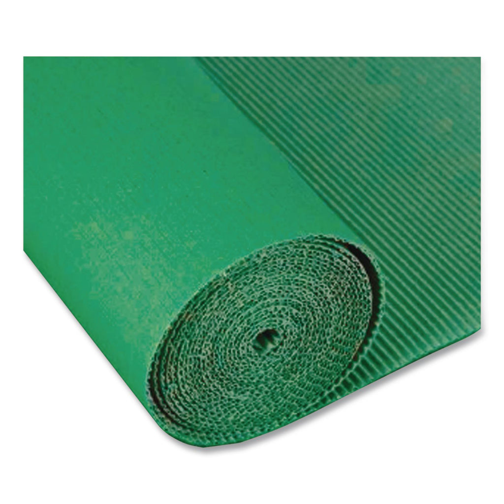Corobuff Corrugated Paper Roll, 48" x 25 ft, Emerald Green