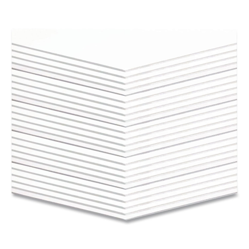 Fome-Cor Foam Boards, 20 x 30, White, 25/Carton