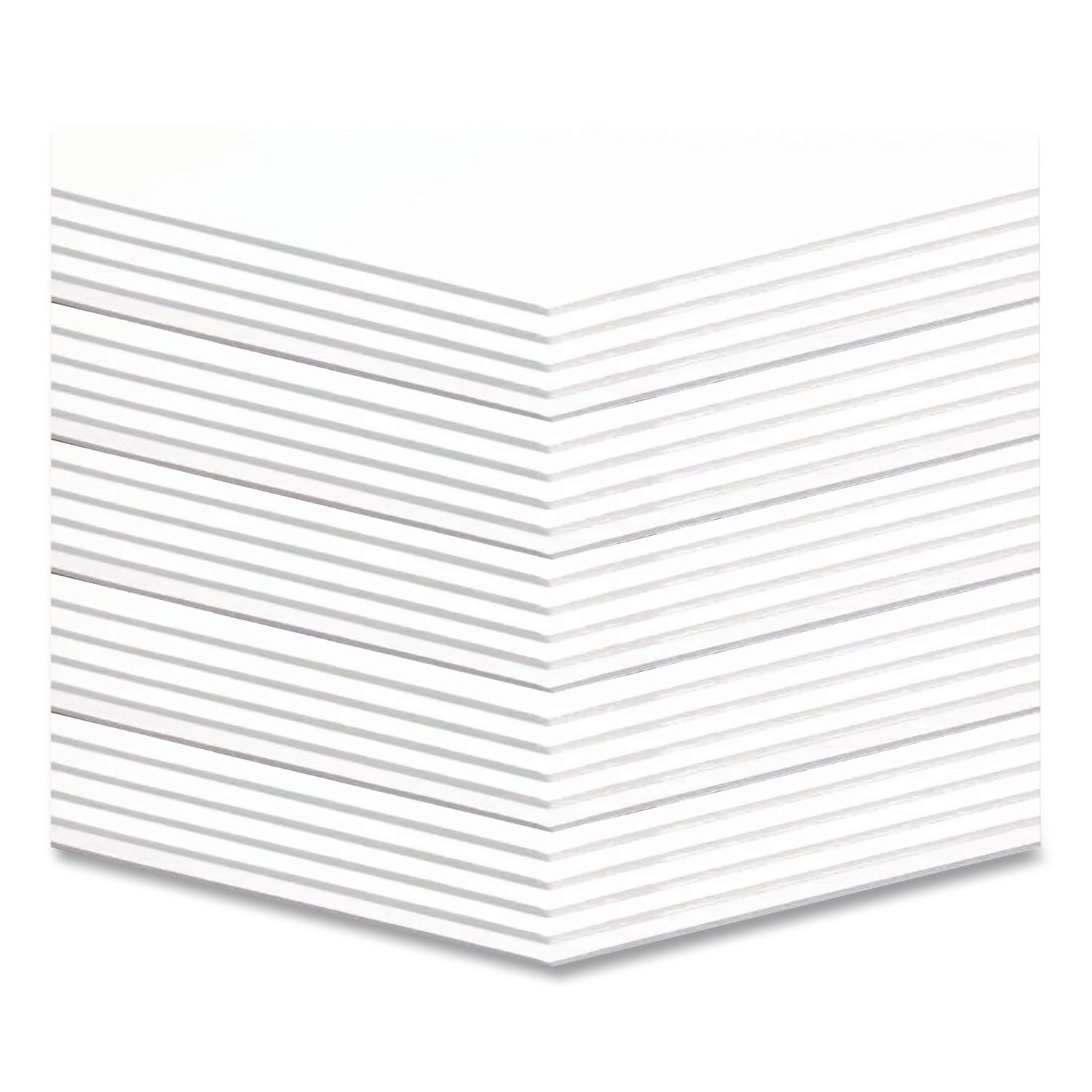Fome-Cor Foam Boards, 20 x 30, White, 25/Carton