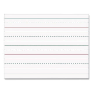 Multi-Program Picture Story Paper, 30 lb Bond Weight, 1/2" Long Rule, One-Sided, 8.5 x 11, 500/Pack