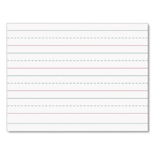 Multi-Program Handwriting Paper, 30 lb Bond Weight, 5/8" Long Rule, Two-Sided, 8.5 x 11, 500/Pack