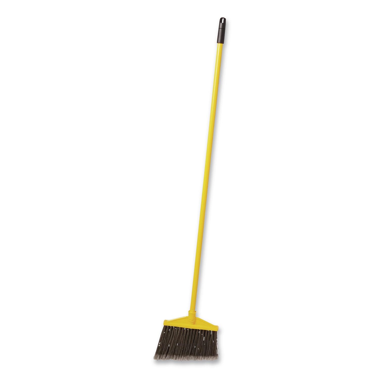 7920014588208, Angled Large Broom, 46.78" Handle, Gray/Yellow