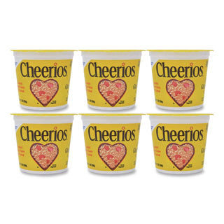 Cheerios Breakfast Cereal, Single-Serve 1.3 oz Cup, 6/Pack