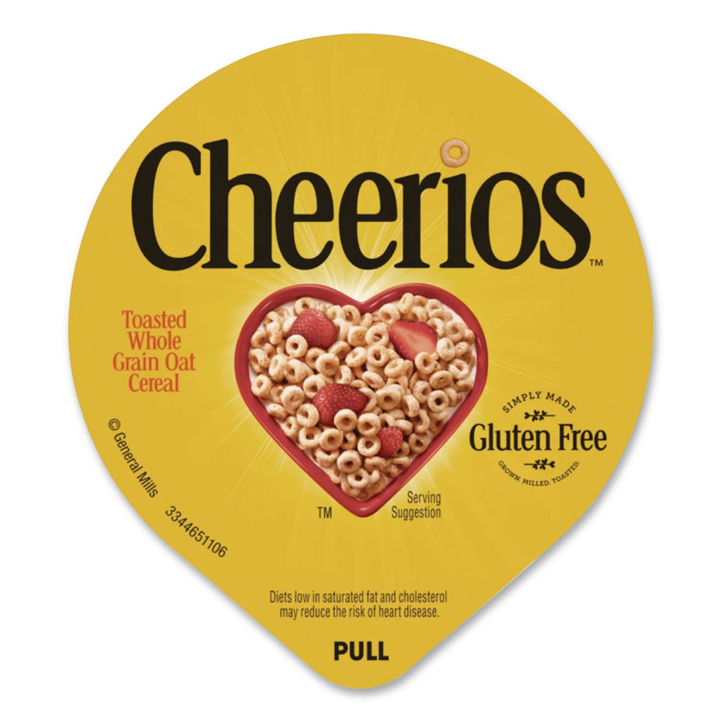 Cheerios Breakfast Cereal, Single-Serve 1.3 oz Cup, 6/Pack
