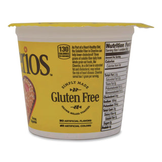 Cheerios Breakfast Cereal, Single-Serve 1.3 oz Cup, 6/Pack