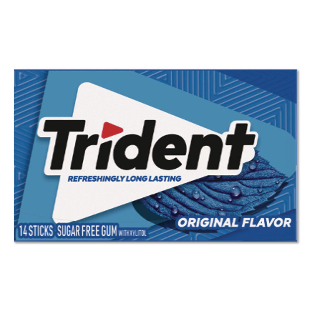 Sugar-Free Gum, Original Mint, 14 Sticks/Pack, 12 Pack/Box