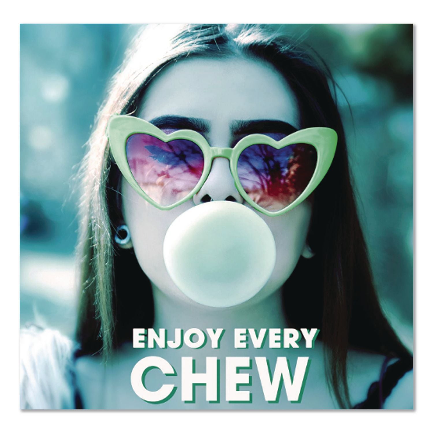 Sugar-Free Gum, Wintergreen, 14 Sticks/Pack, 12 Packs/Carton, Ships in 1-3 Business Days