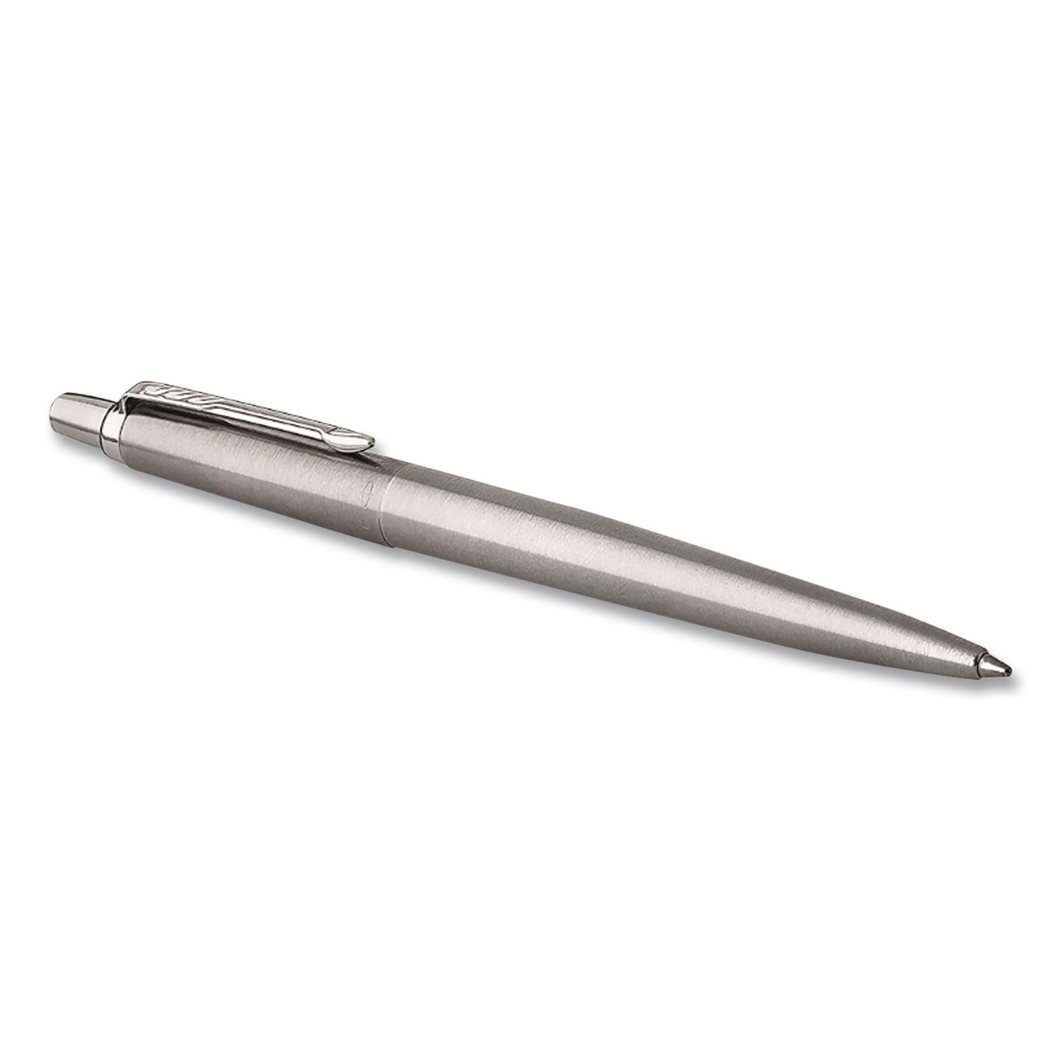 Jotter Retractable Gel Pen, Medium 0.7 mm, Black Ink, Stainless Steel Barrel