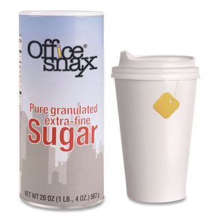 Reclosable Canister of Sugar, 20 oz, 3/Pack