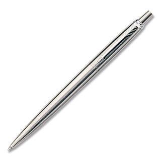 Jotter Rollerball Pen, Medium Point 0.7 mm, Black Ink, Stainless Steel Barrel