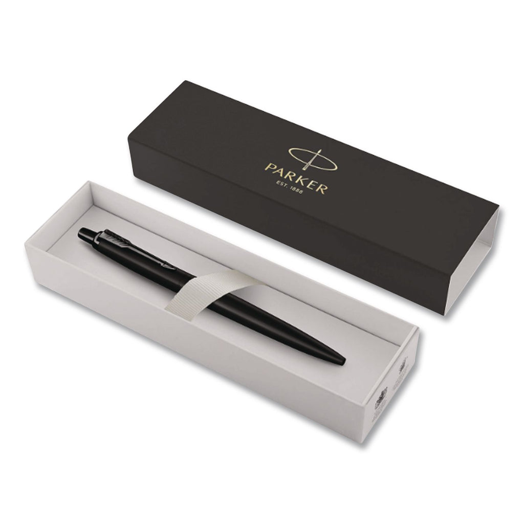 Jotter XL Retractable Ballpoint Pen, Medium Point, Blue Ink, Black Barrel