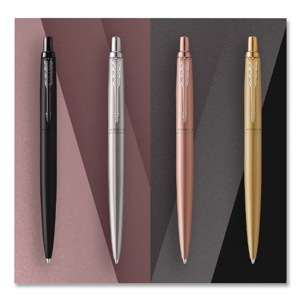 Jotter XL Retractable Ballpoint Pen, Medium Point, Blue Ink, Black Barrel