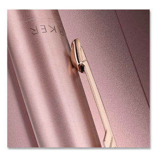 Jotter XL Retractable Ballpoint Pen, Medium Point, Blue Ink, Rose Gold Barrel