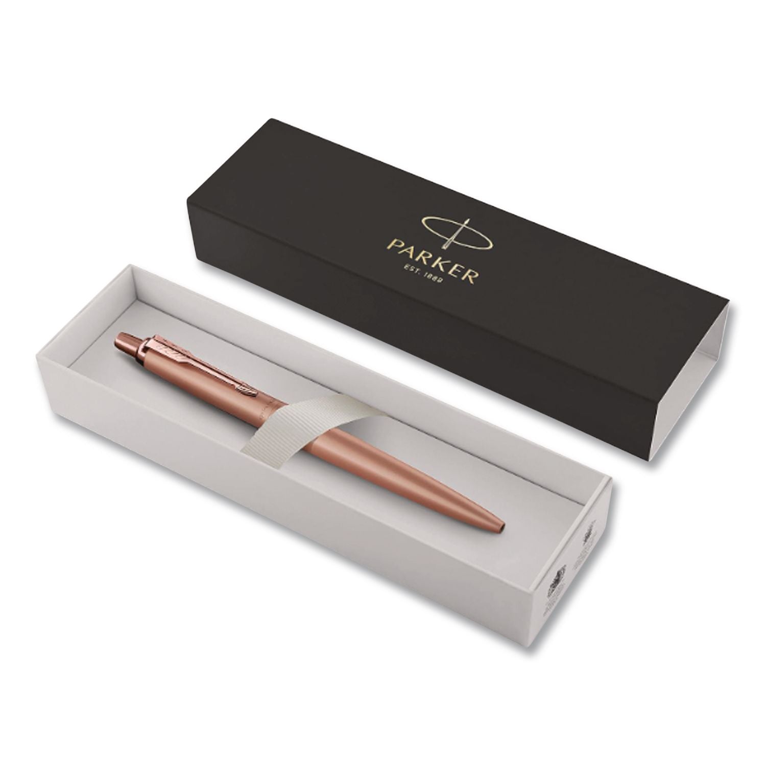 Jotter XL Retractable Ballpoint Pen, Medium Point, Blue Ink, Rose Gold Barrel