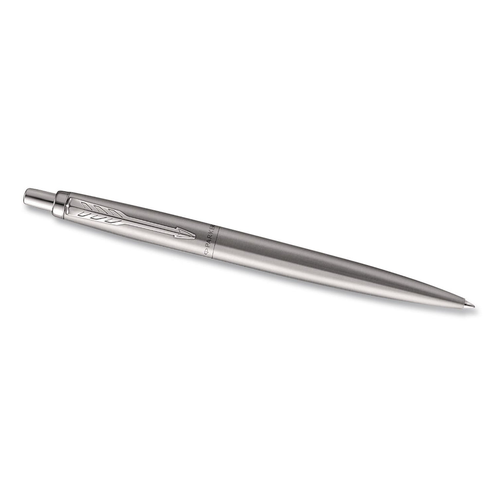 Jotter XL Retractable Ballpoint Pen, Medium Point, Blue Ink, Stainless Steel Barrel