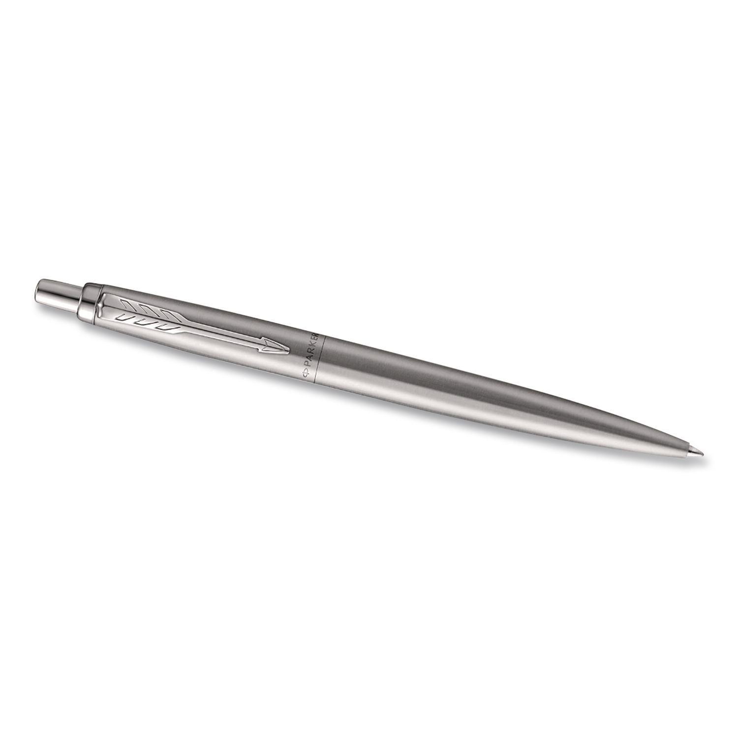 Jotter XL Retractable Ballpoint Pen, Medium Point, Blue Ink, Stainless Steel Barrel