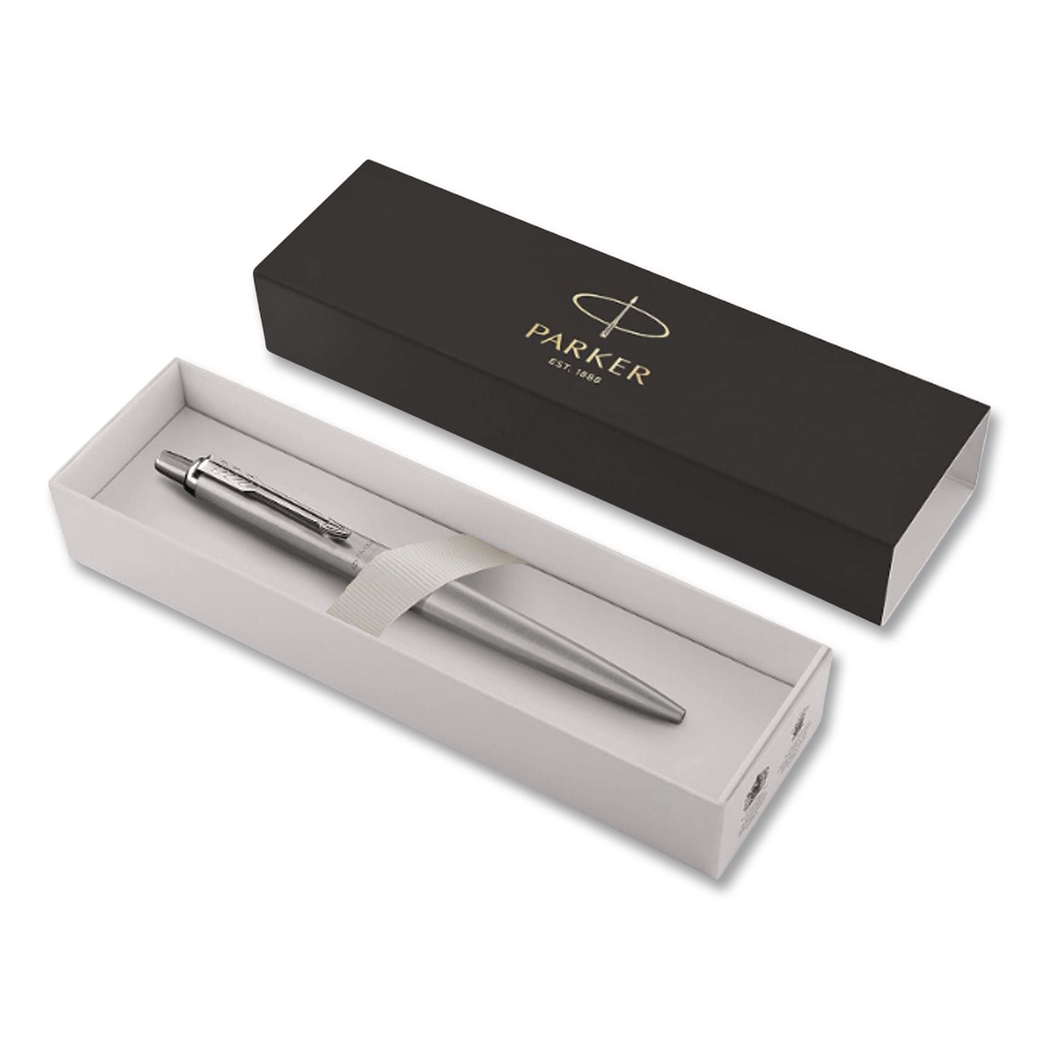 Jotter XL Retractable Ballpoint Pen, Medium Point, Blue Ink, Stainless Steel Barrel