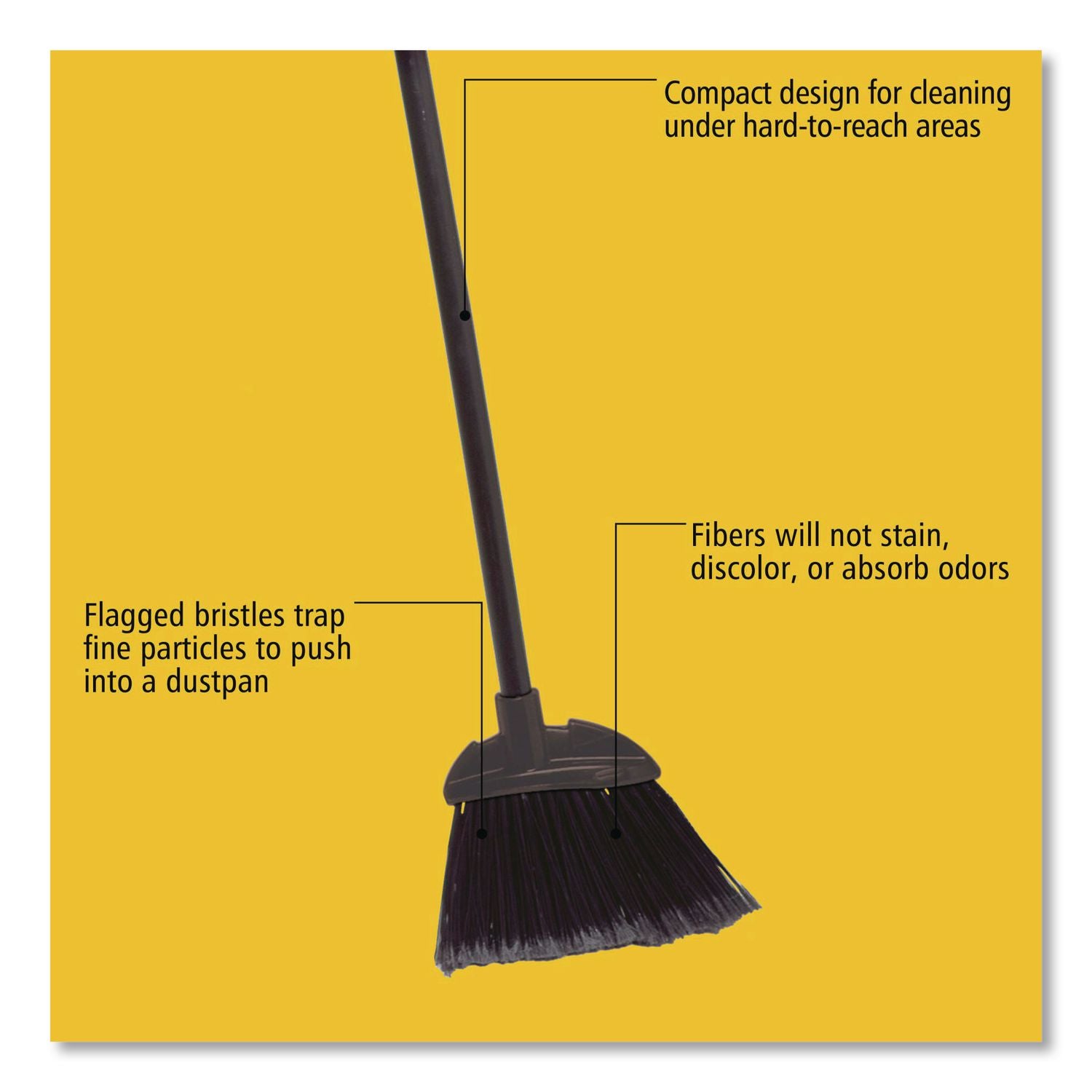 Rubbermaid Lobby Broom, Sold as 1 Each