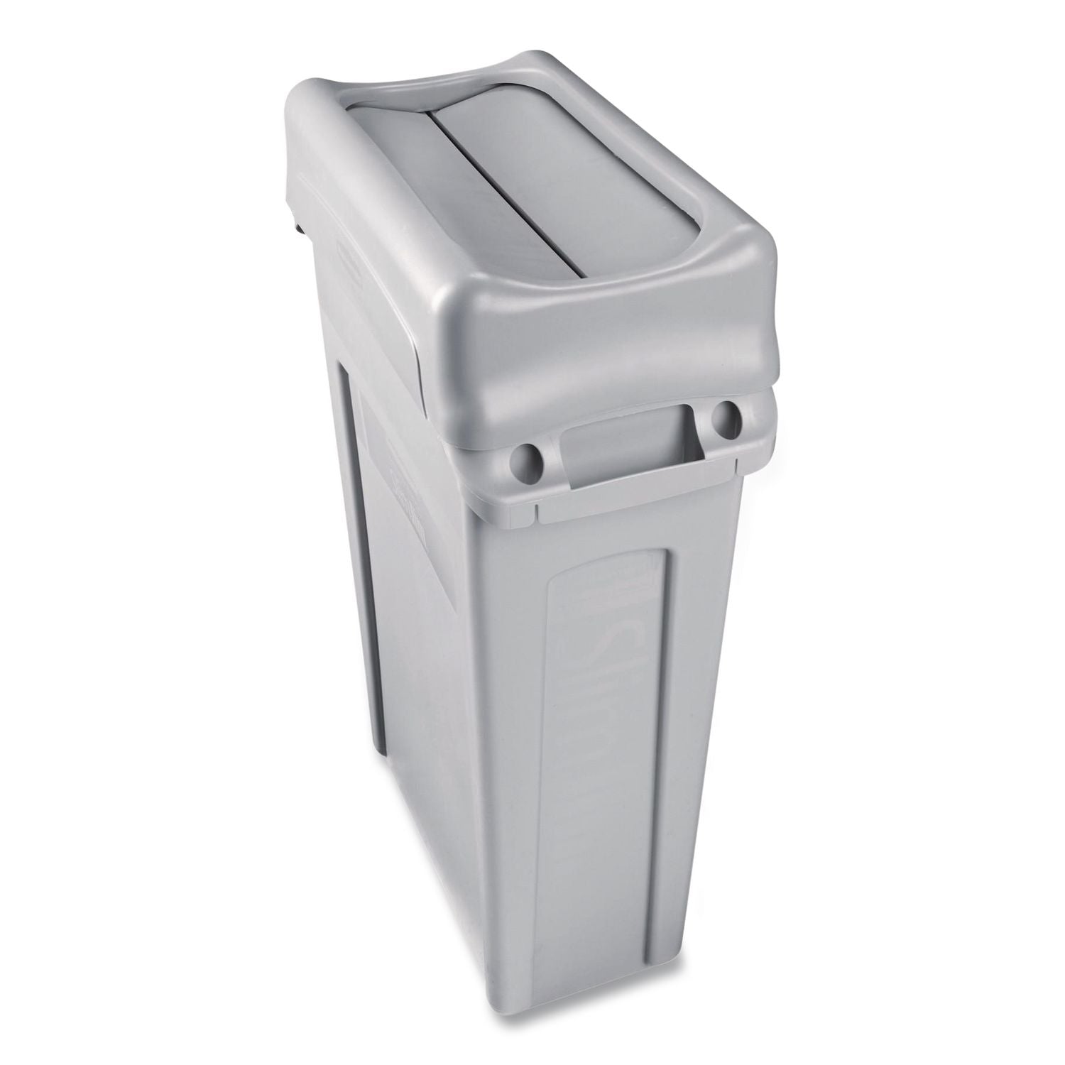 Swing Lid for Slim Jim Waste Container, Gray