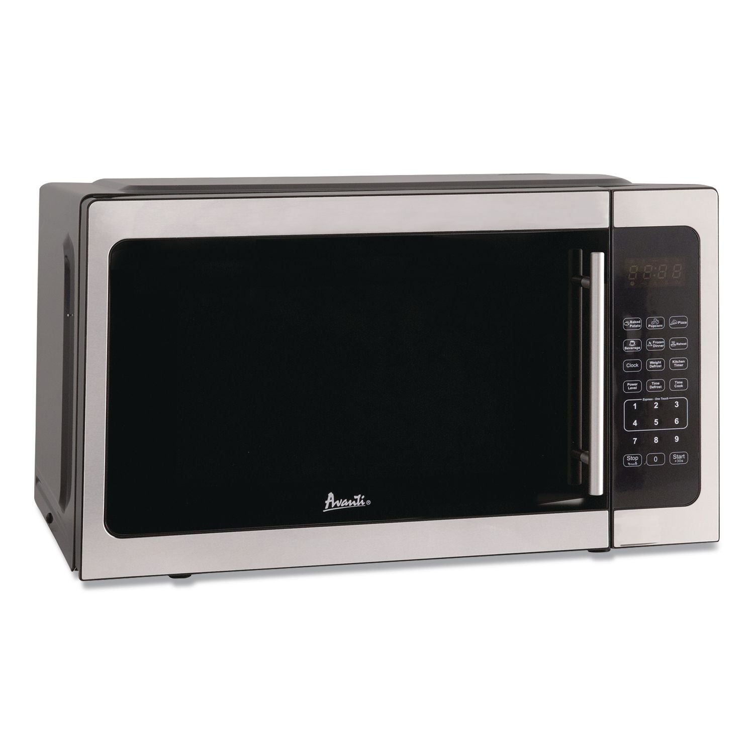 Avanti Microwave Oven - 1.5 ft Capacity - Microwave - 10 Power Levels - 1000 W Microwave Power - FuseStainless Steel - Silver