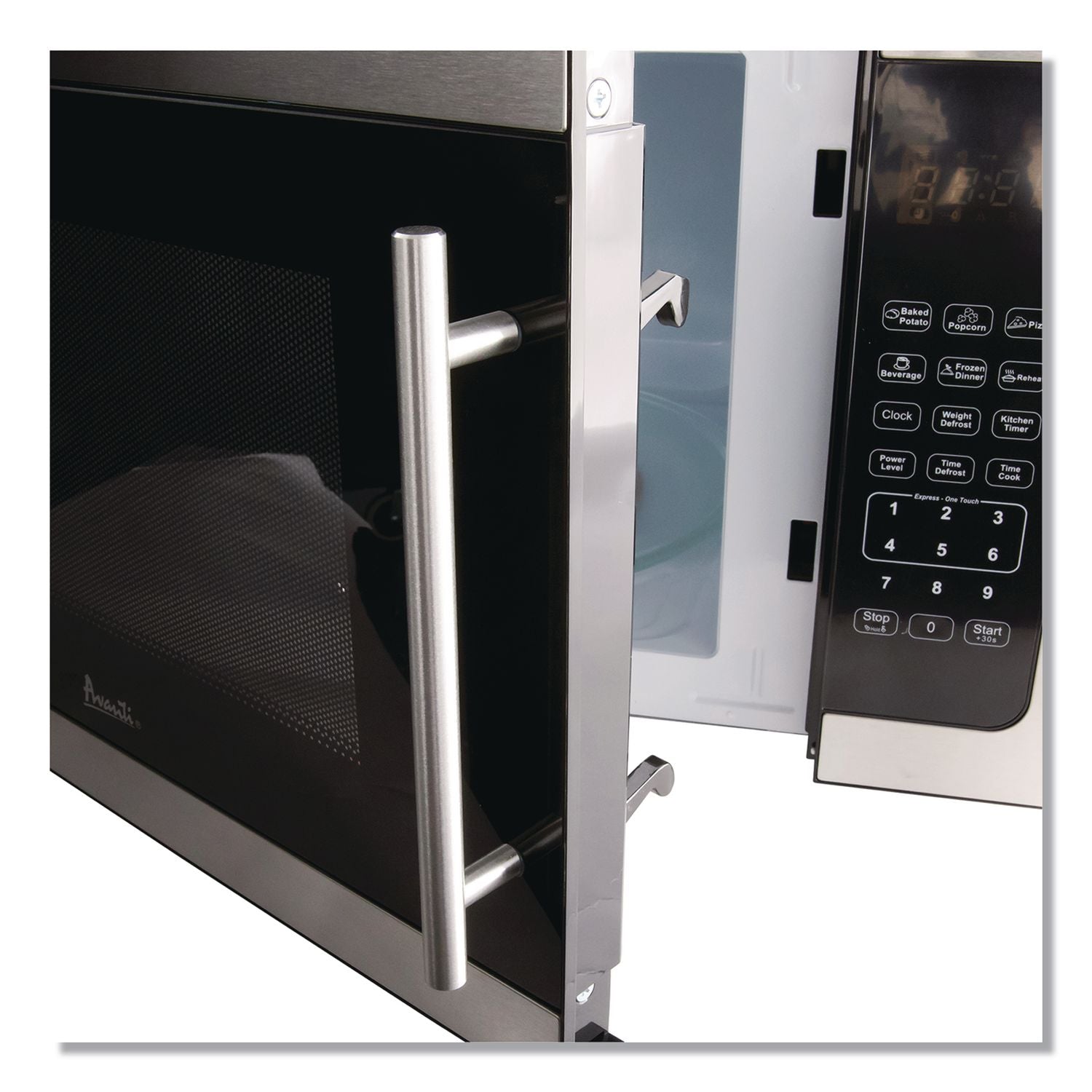 Avanti Microwave Oven - 1.5 ft Capacity - Microwave - 10 Power Levels - 1000 W Microwave Power - FuseStainless Steel - Silver