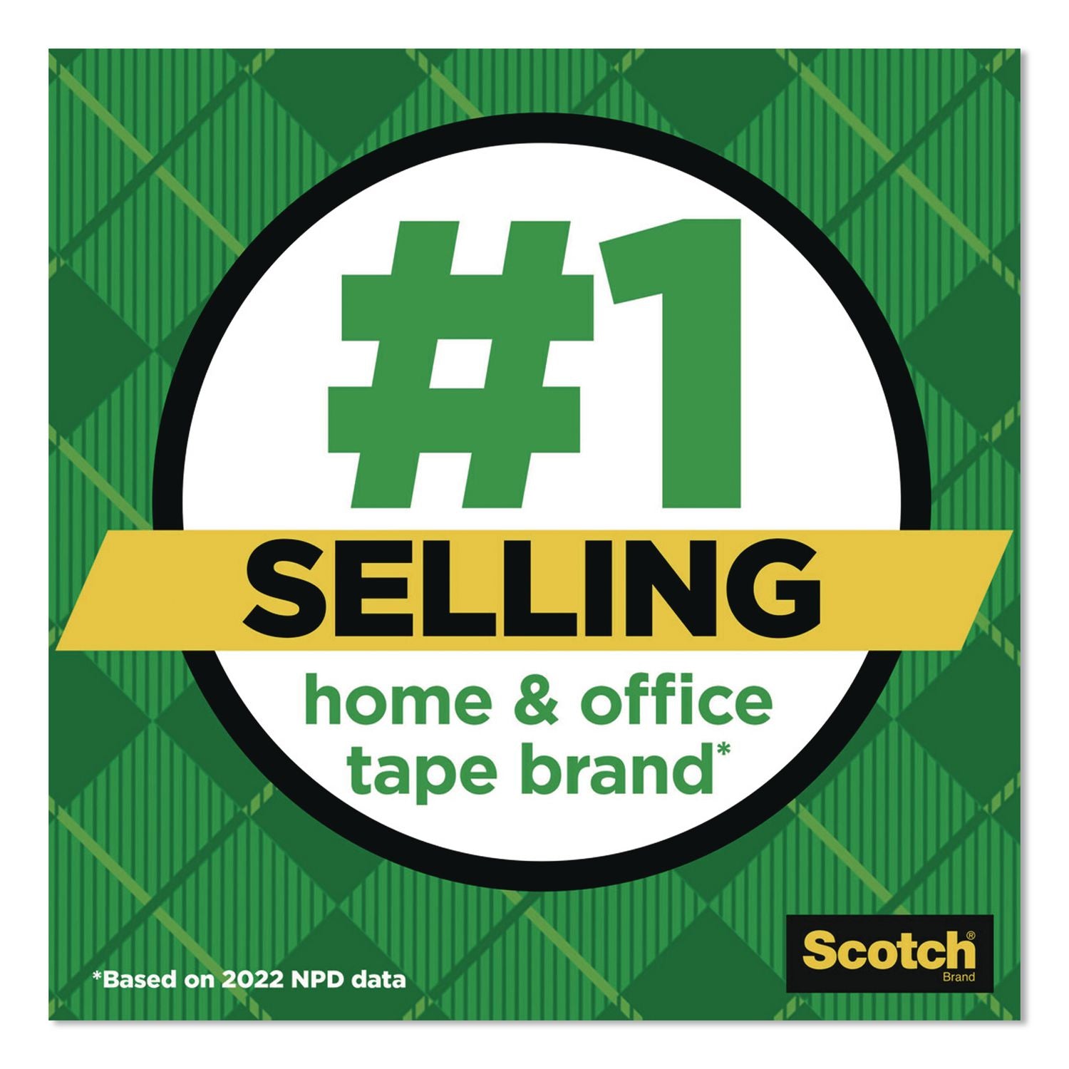 Scotch Magic Tape - 36 yd Length x 0.50" Width - 1" Core - Split Resistant, Tear Resistant - For Mending, Splicing - 12 / Pack - Matte - Clear