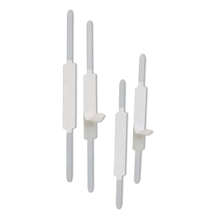 Officemate Self-Adhesive Prong Fasteners - 2.8" Length - 2" Size Capacity - 100 / Box - Silver - Steel
