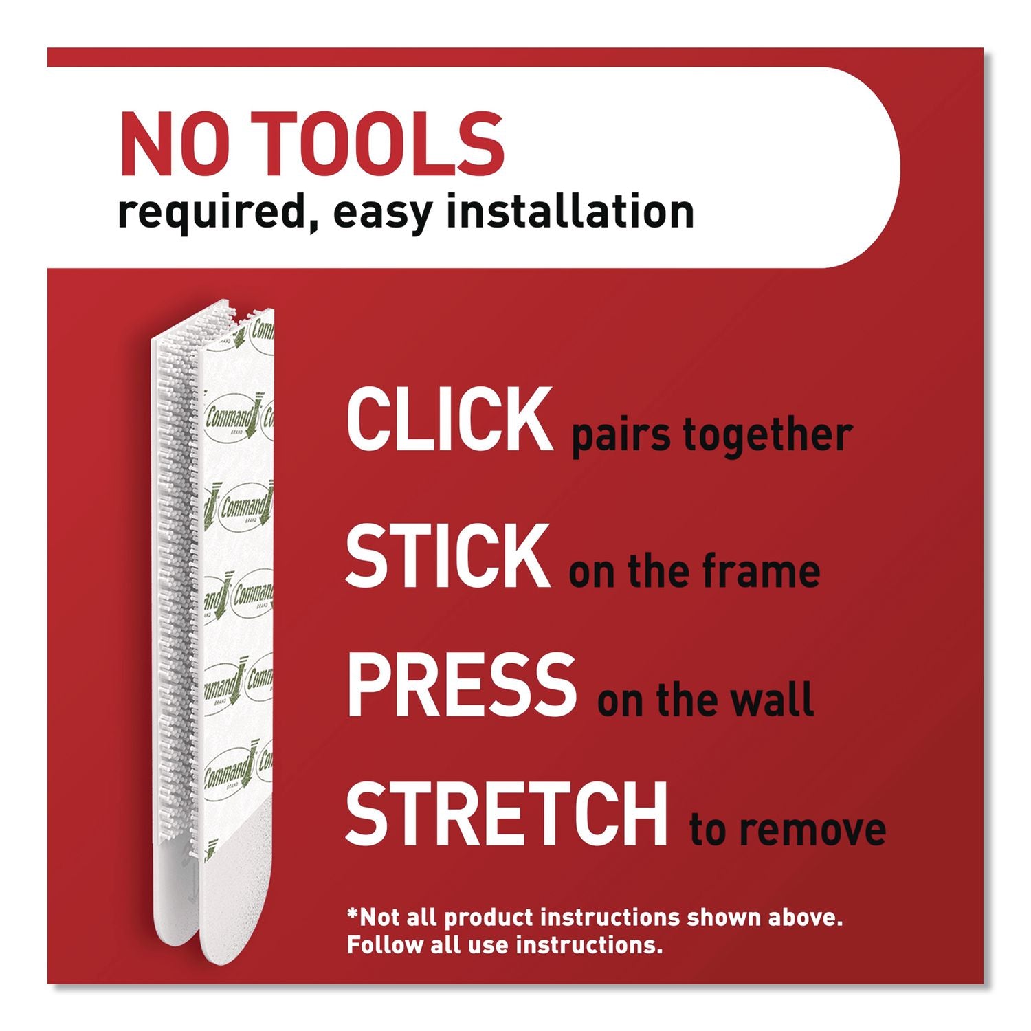 Command Picture Hanging Strips Mega Pack - 3 lb (1.36 kg), 4 lb (1.81 kg) Capacity - for Pictures - White - 28 / Pack