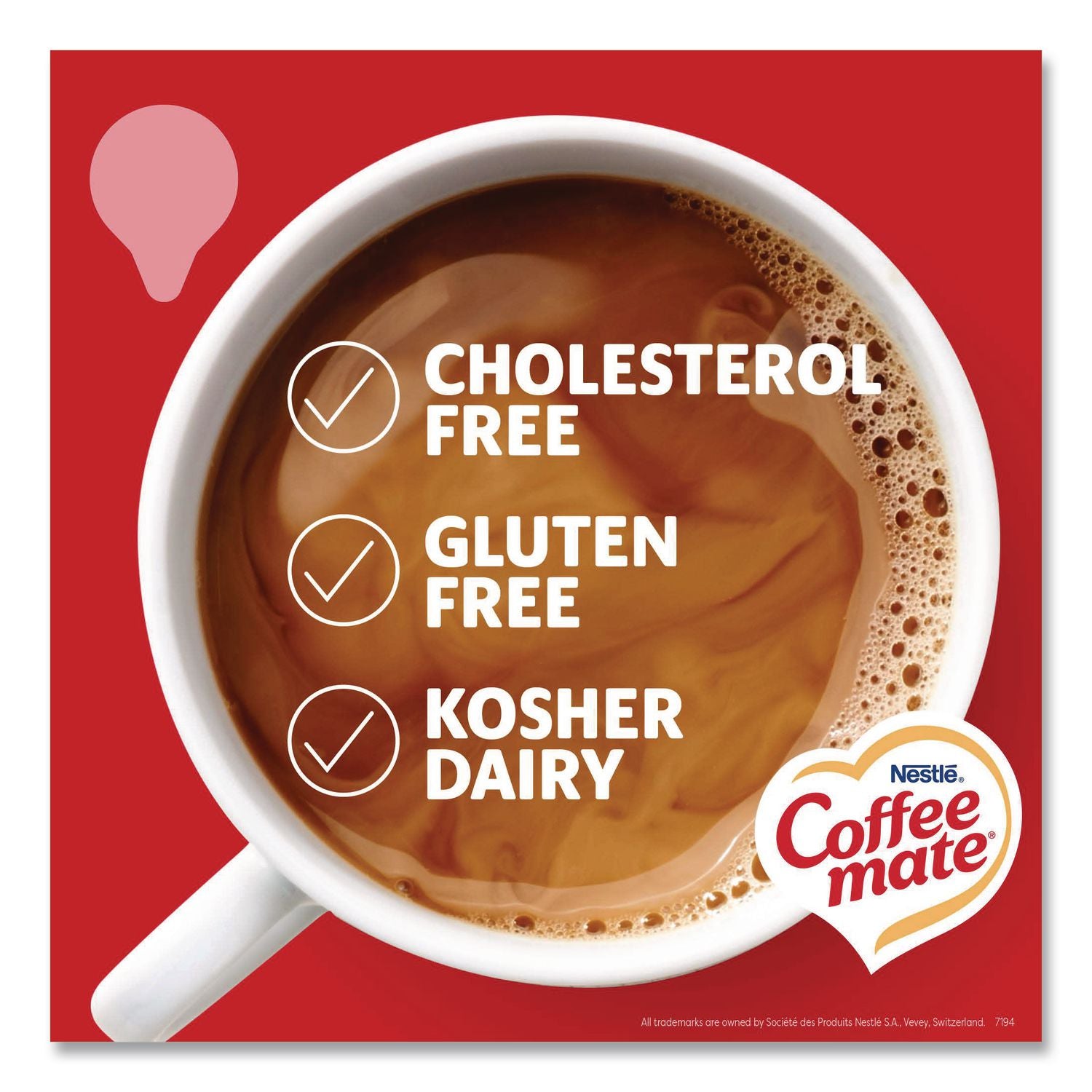 Liquid Coffee Creamer, French Vanilla/Hazelnut/Original, 0.38 oz Mini Cups, 150 Cups/Carton