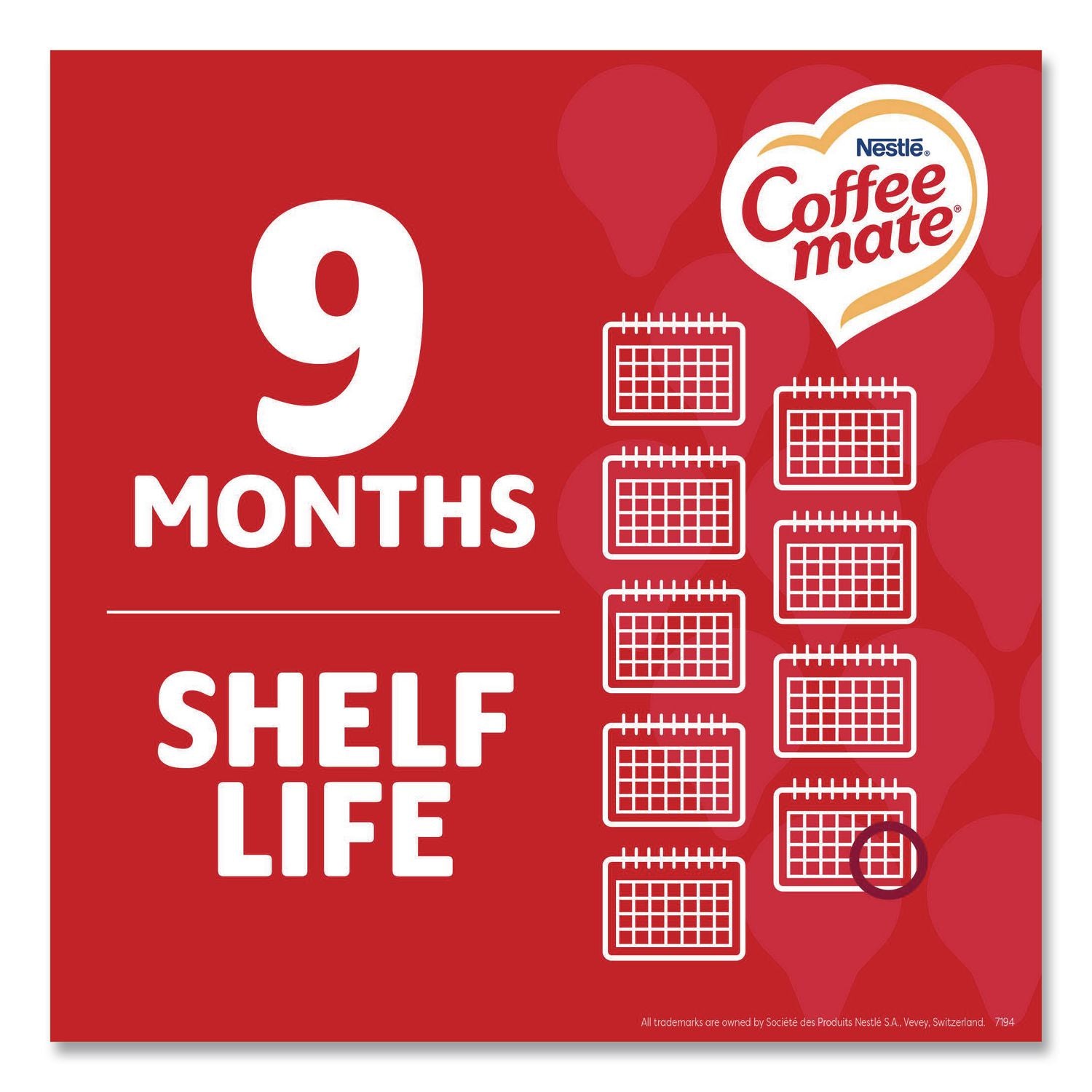 Liquid Coffee Creamer, French Vanilla/Hazelnut/Original, 0.38 oz Mini Cups, 150 Cups/Carton