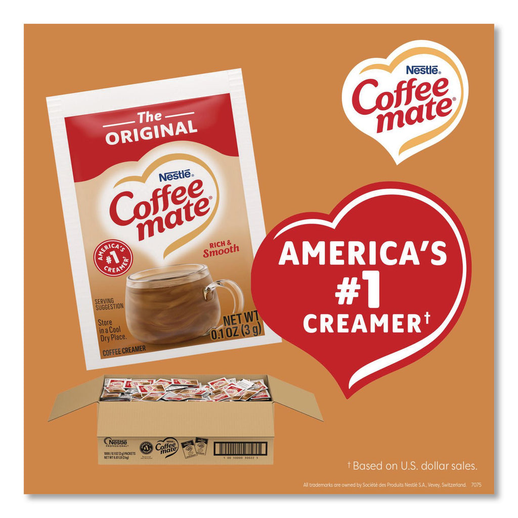 Powdered Creamer Packets, Original, 0.1 oz Packet, 1,000/Carton