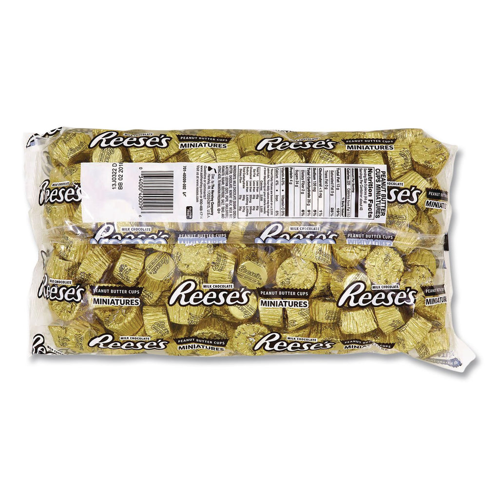 Peanut Butter Cups Miniatures Bulk Pack, Milk Chocolate, 66.7 oz Bag, Ships in 1-3 Business Days