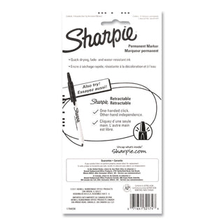 Sharpie Twin Tip Permant Maker - Ultra Fine, Fine Marker Point - 1 mm, 0.3 mm Marker Point Size - Black, Red, Blue, Green Alcohol Based Ink - 4 / Set