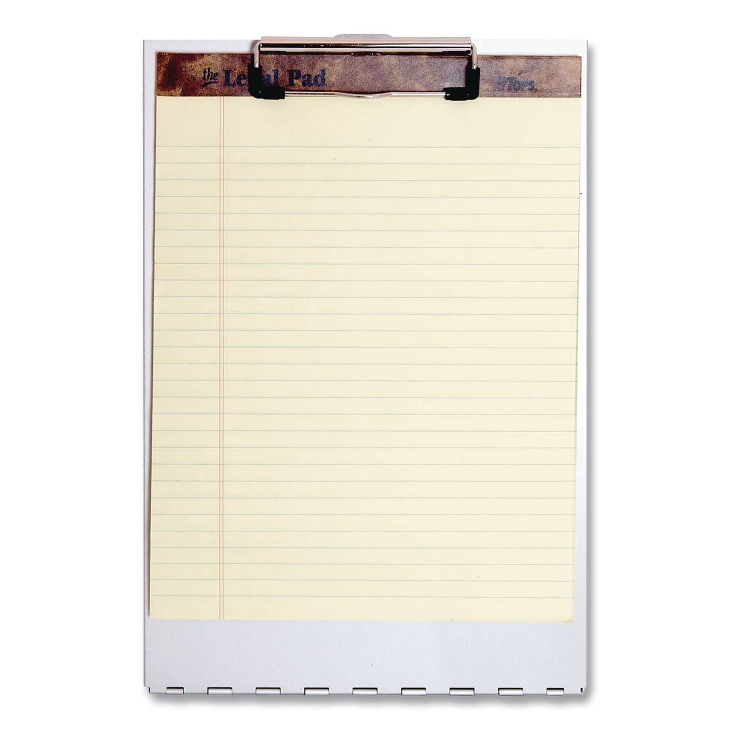 Saunders Cruiser-Mate II Storage Clipboard - 8 19/64" x 11 45/64" - Aluminum - Gray - 1 Each