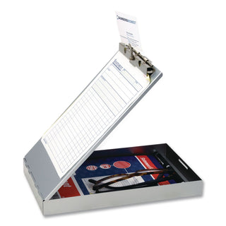 Saunders Recycled Aluminum Redi-Rite Clipboard - Top Opening - 6" x 9" - Aluminum - Silver - 1 Each